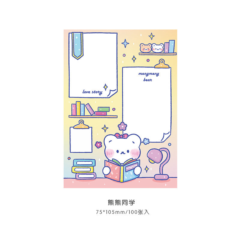 DREAMY BEAR NOTEPAD