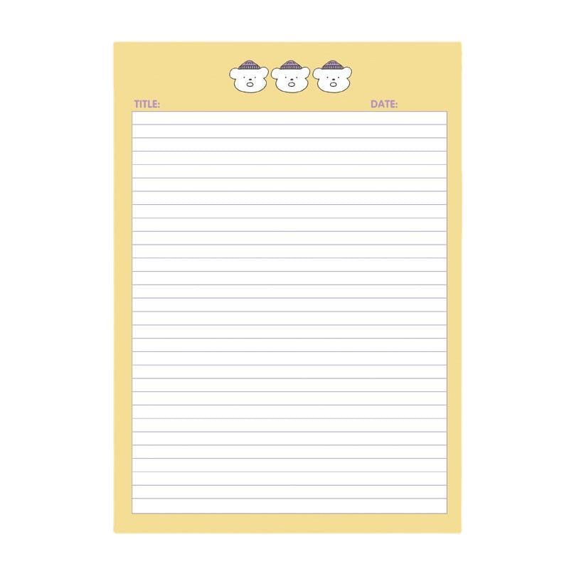 THREE DOGS WRITING PAD