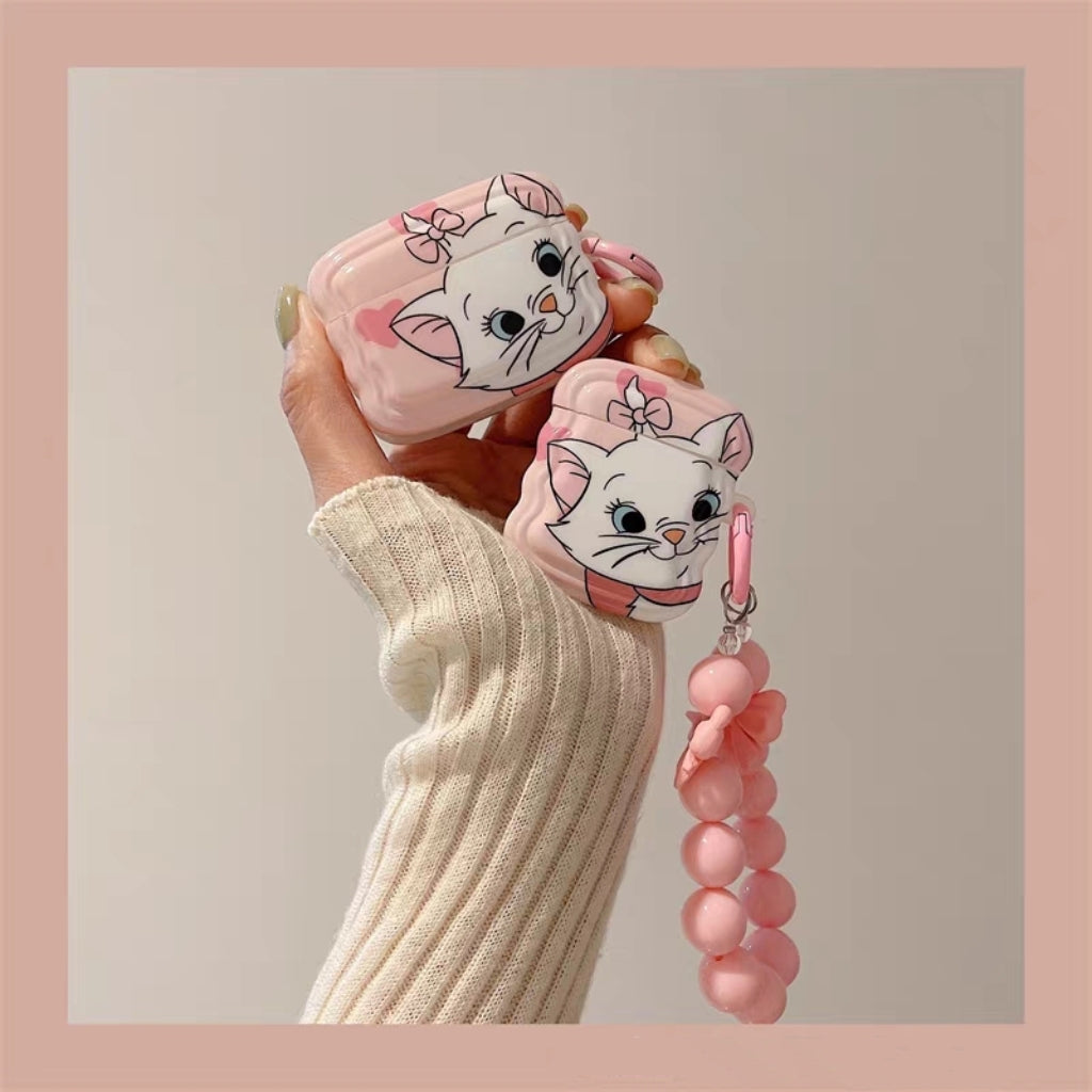 MARIE CAT AIRPOD CASE