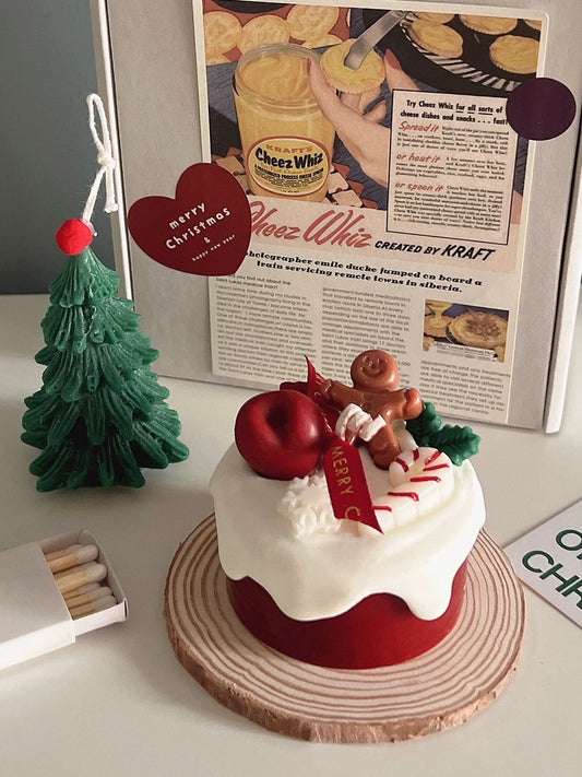 CHRISTMAS CAKE CANDLE