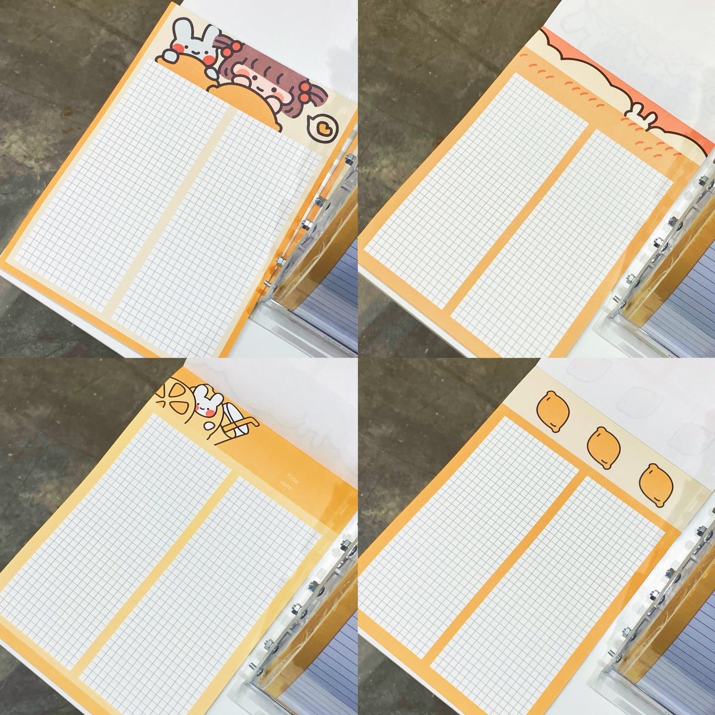 LOVELY GIRL WRITING PAD