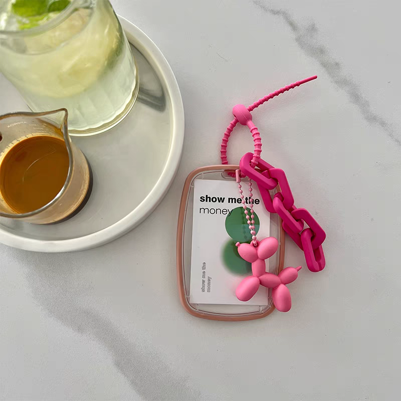 COLORFUL BALLOON DOG CARD HOLDER