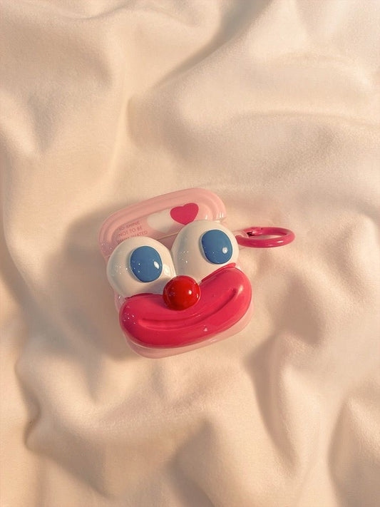 PINK FACE AIRPOD CASE