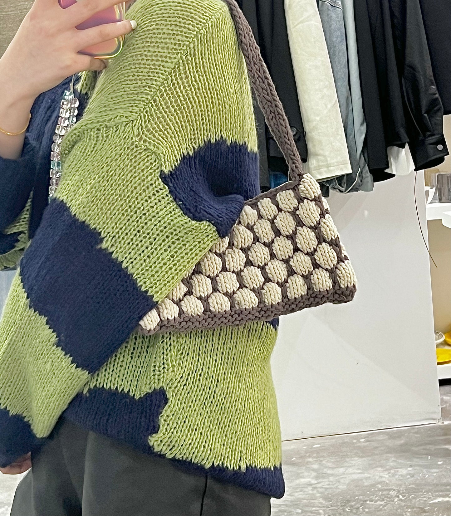 Mom’s Off-white bag