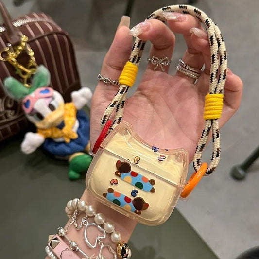 COLOR DOTS PUPPY AIRPOD CASE