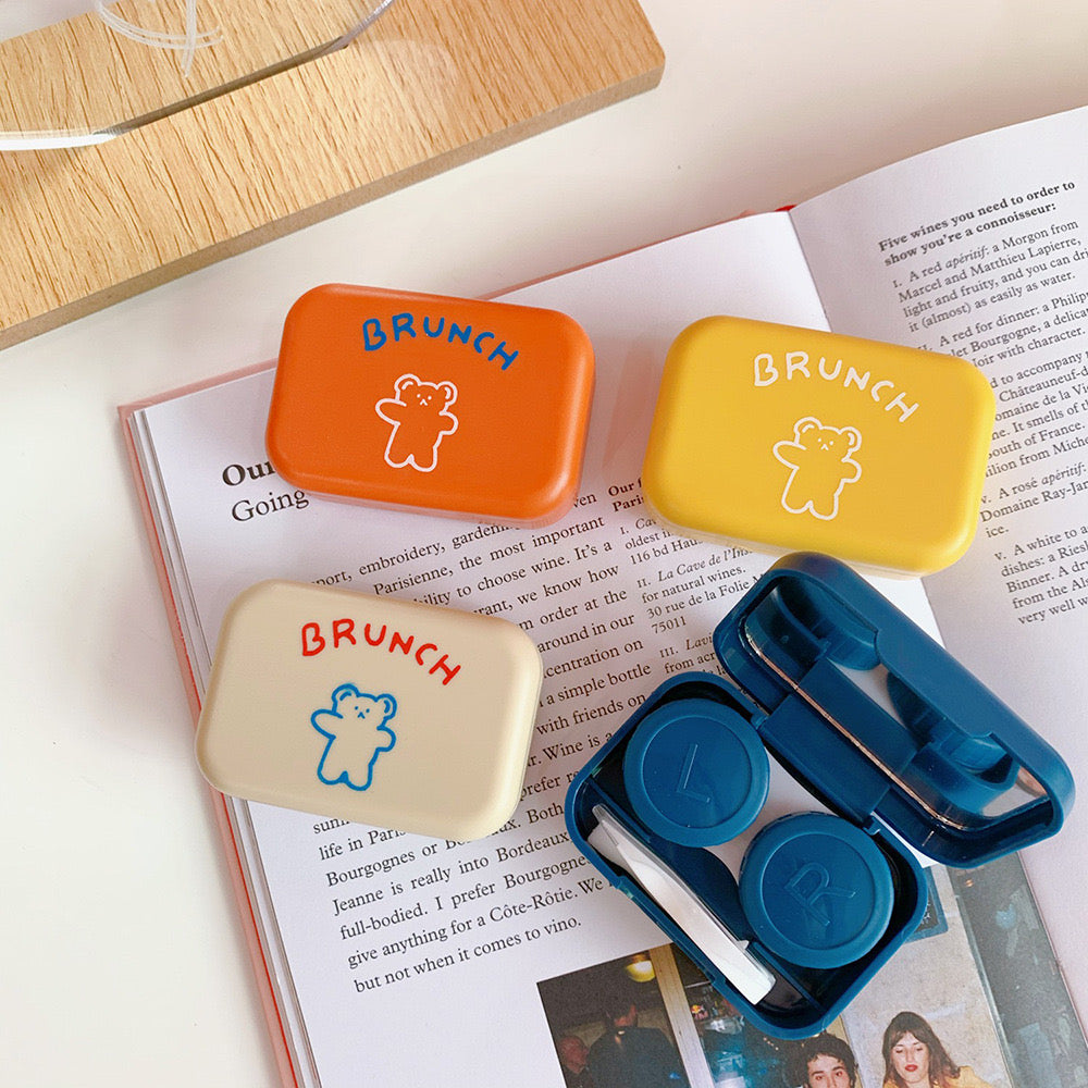 BRUNCH BEAR CONTACT LENSES CASE