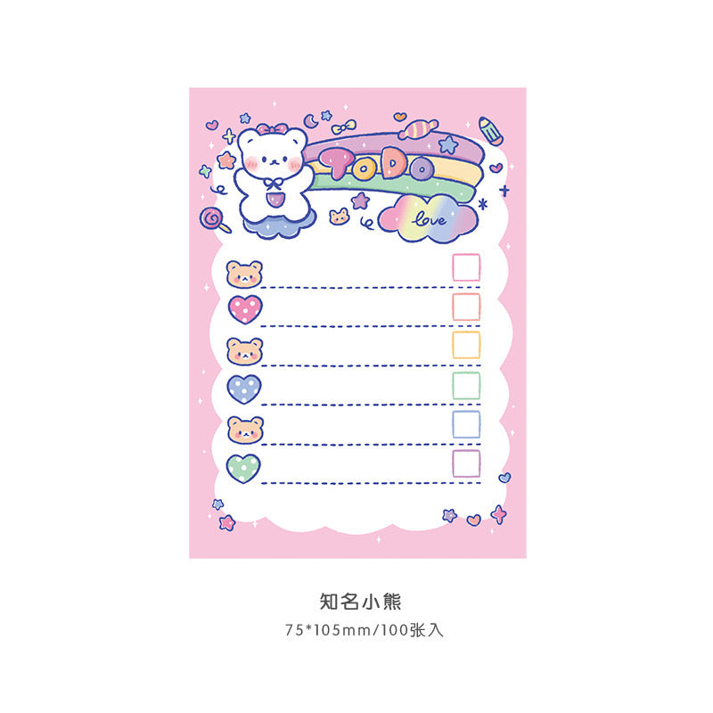 DREAMY BEAR NOTEPAD