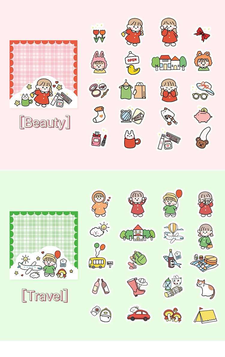 GIRL’S LIFESTYLE STICKER PACK