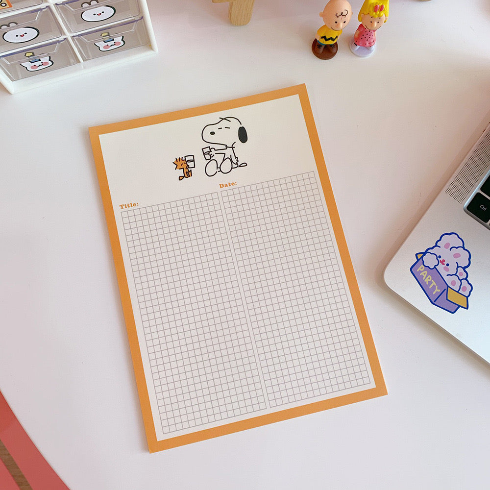 SNOOPY WRITING PAD
