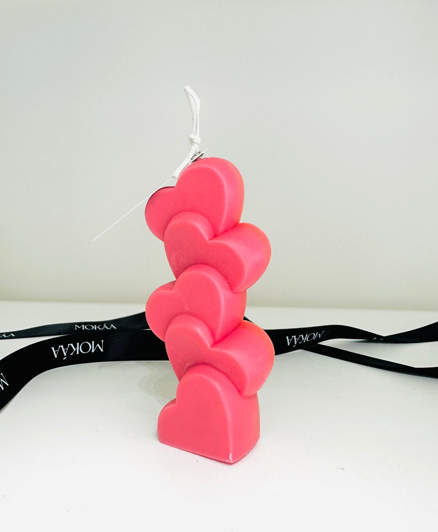 HEART-SHAPED PILLAR CANDLE