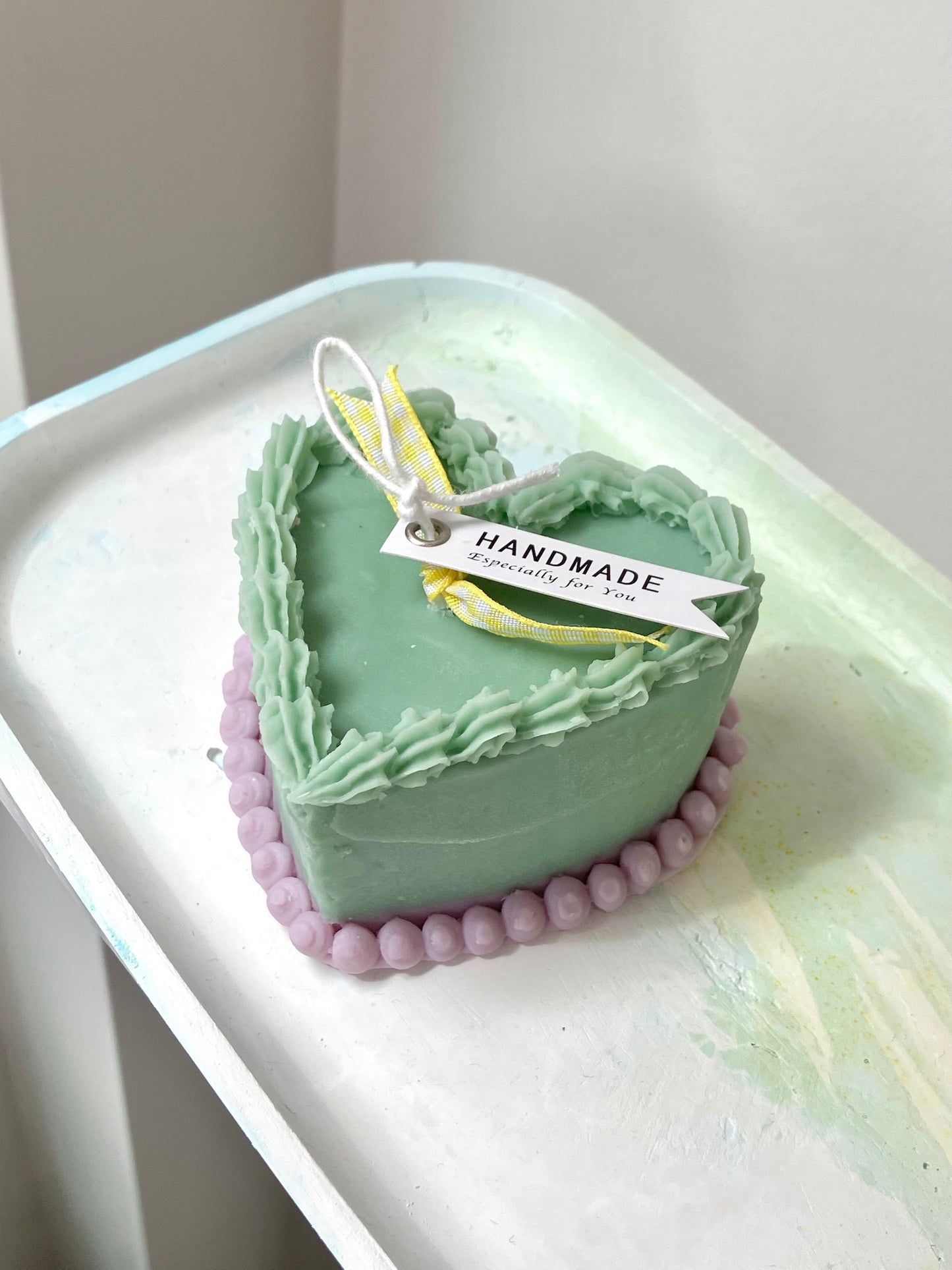 HEART CAKE CANDLE