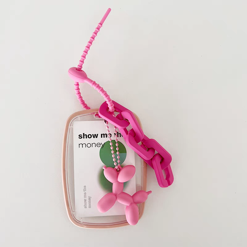 COLORFUL BALLOON DOG CARD HOLDER