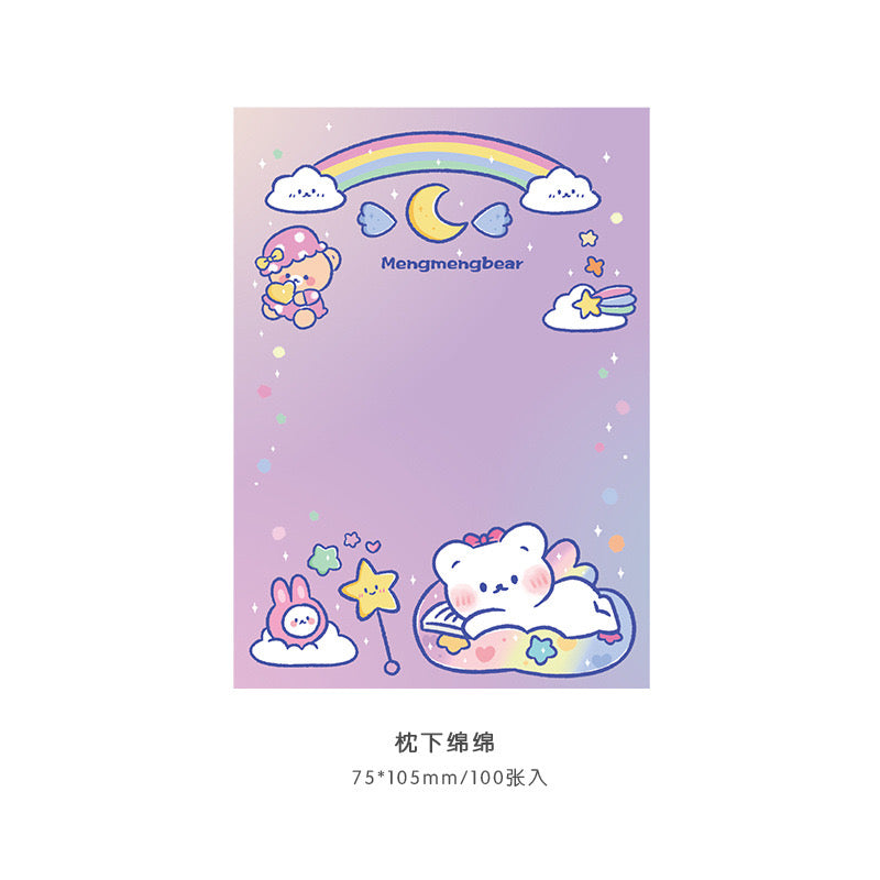 DREAMY BEAR NOTEPAD