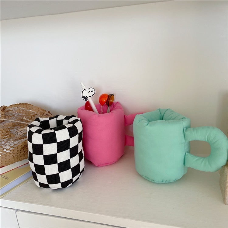 FABRIC CUP HOLDER/ MUG-SHAPED STORAGE BAG/ PEN AND BRUSH HOLDER
