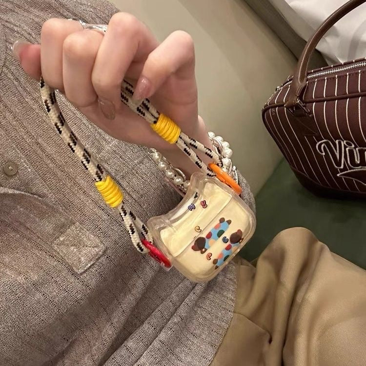 COLOR DOTS PUPPY AIRPOD CASE