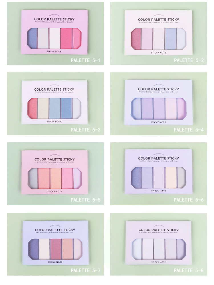 COLOR PALETTE STICKY NOTE