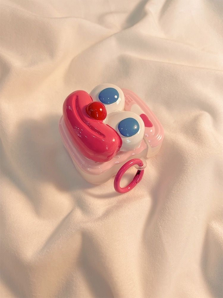 PINK FACE AIRPOD CASE