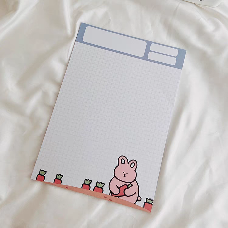 BUNNY AND BEAR WRITING PAD