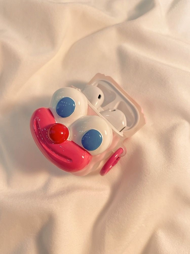 PINK FACE AIRPOD CASE
