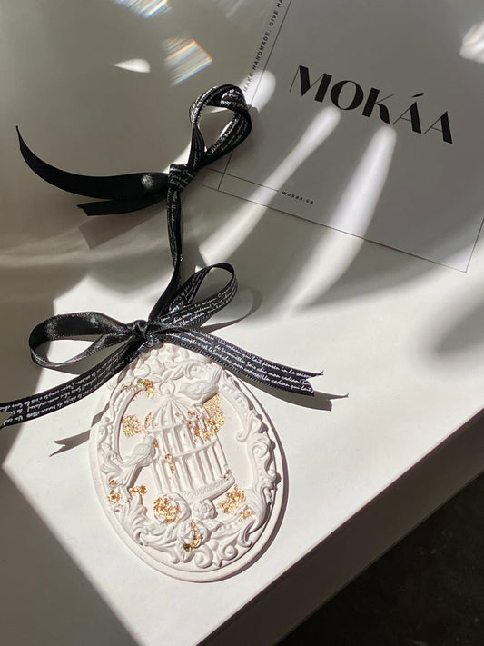 HANDMAKE PERFUMED DIFFUSER (GOLD LEAF)