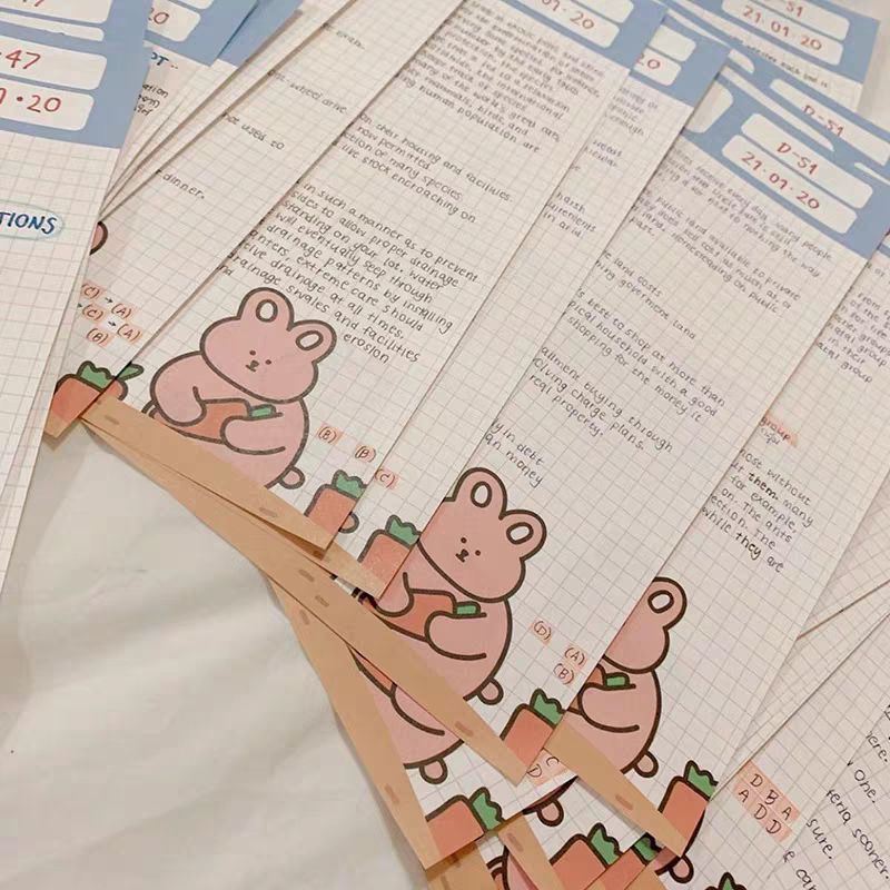 BUNNY AND BEAR WRITING PAD