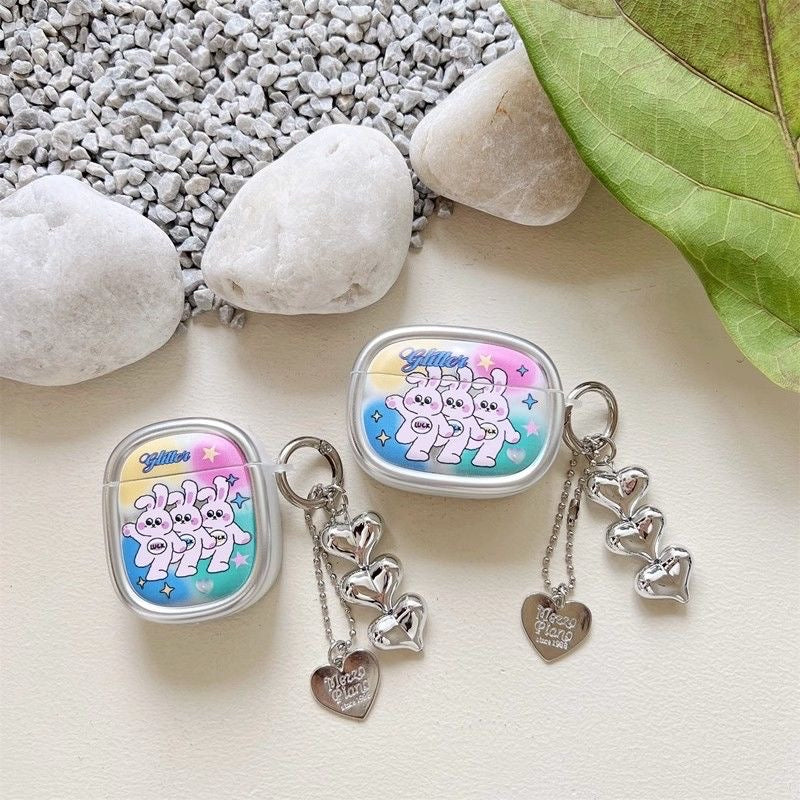 DANCING RABBITS AIRPOD CASE