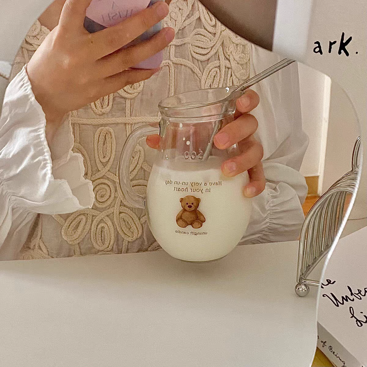CREAMY JUG/GLASS/CUP