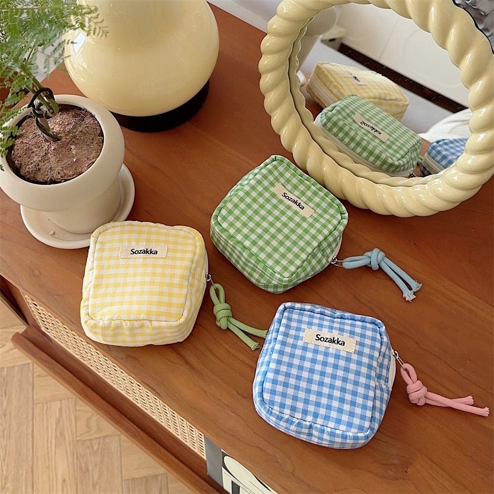 COLORFUL PLAID MINI BAG in