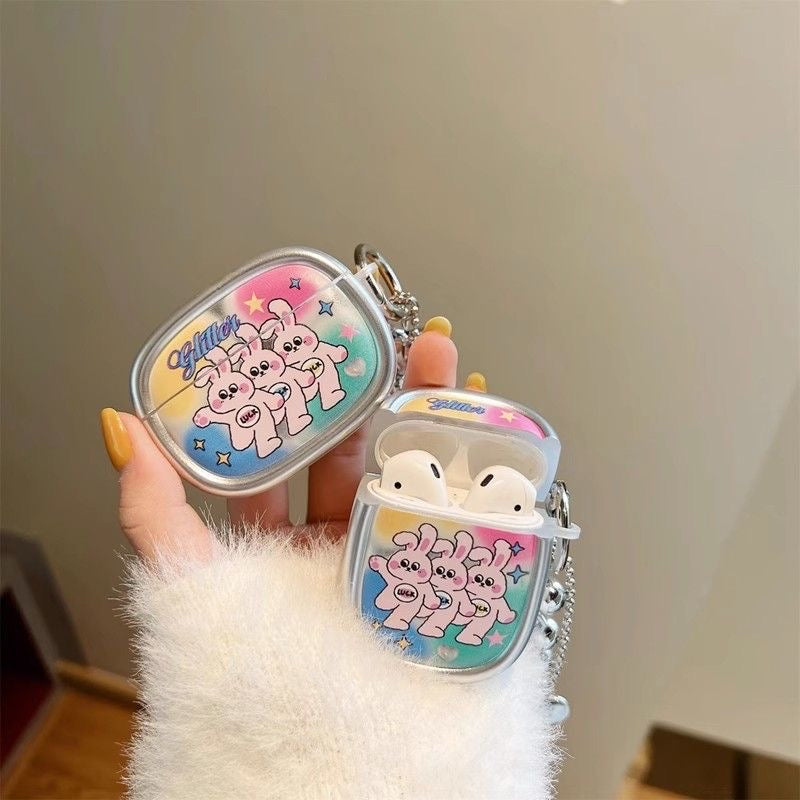 DANCING RABBITS AIRPOD CASE