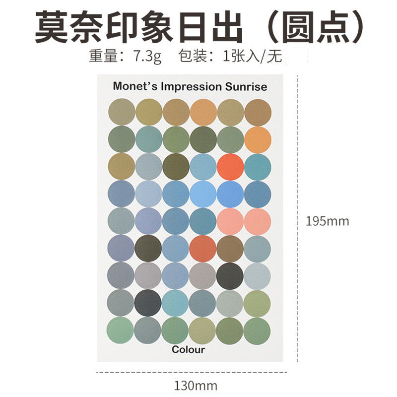 COLOR PALETTE STICKER