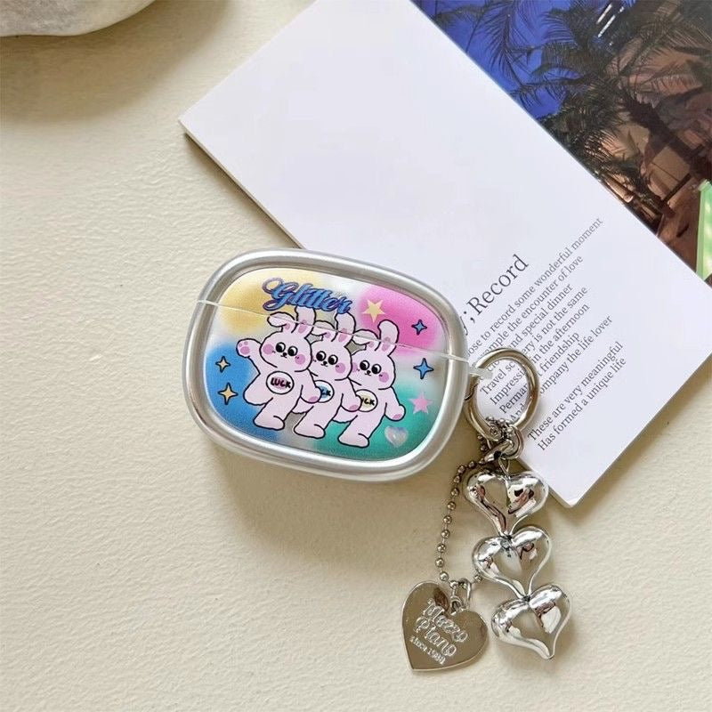 DANCING RABBITS AIRPOD CASE