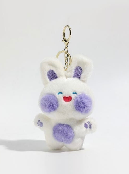 RAINBOW RABBIT KEY CHAIN