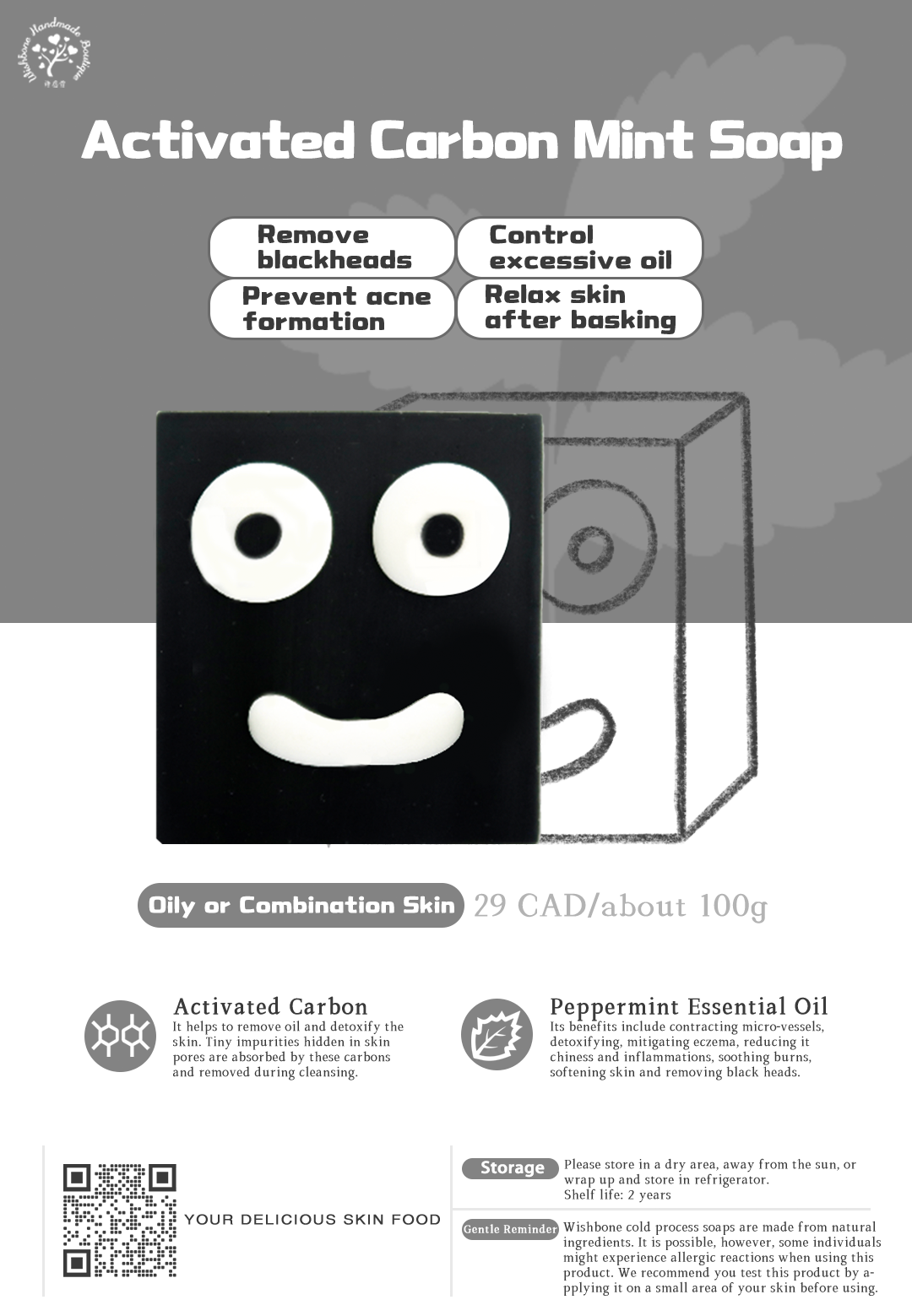 ACTIVATED CARBON MINT SOAP