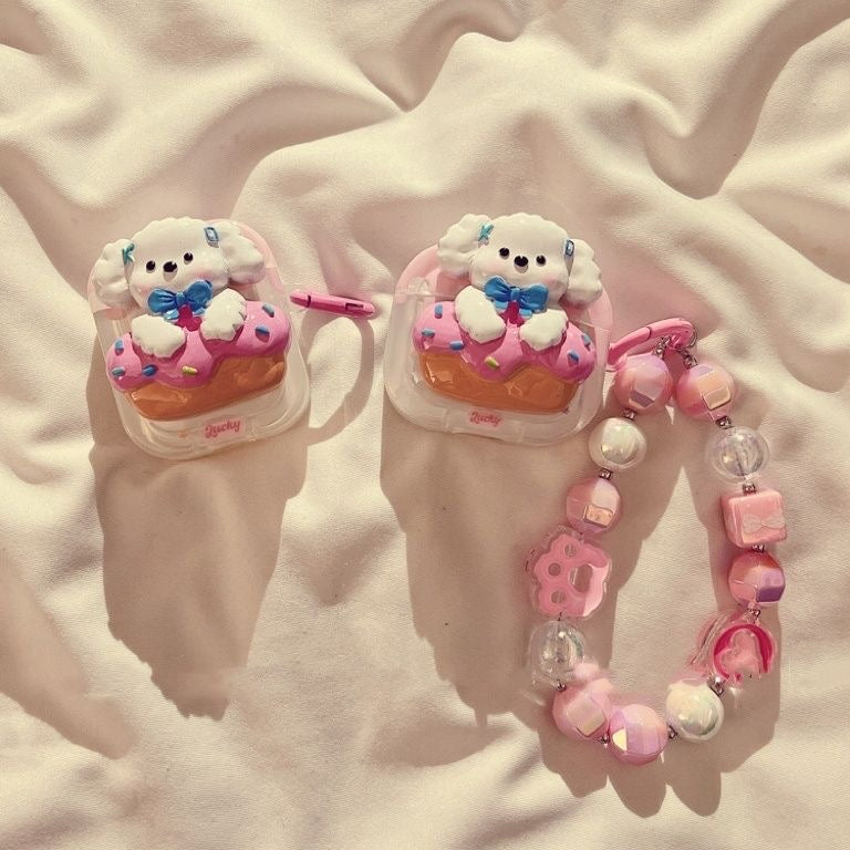 DONUT PUPPY AIRPOD CASE