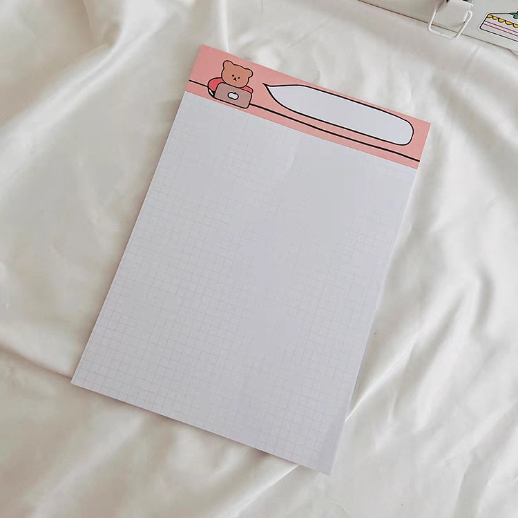 BUNNY AND BEAR WRITING PAD