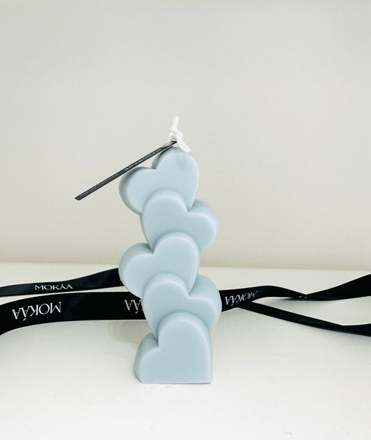 HEART-SHAPED PILLAR CANDLE