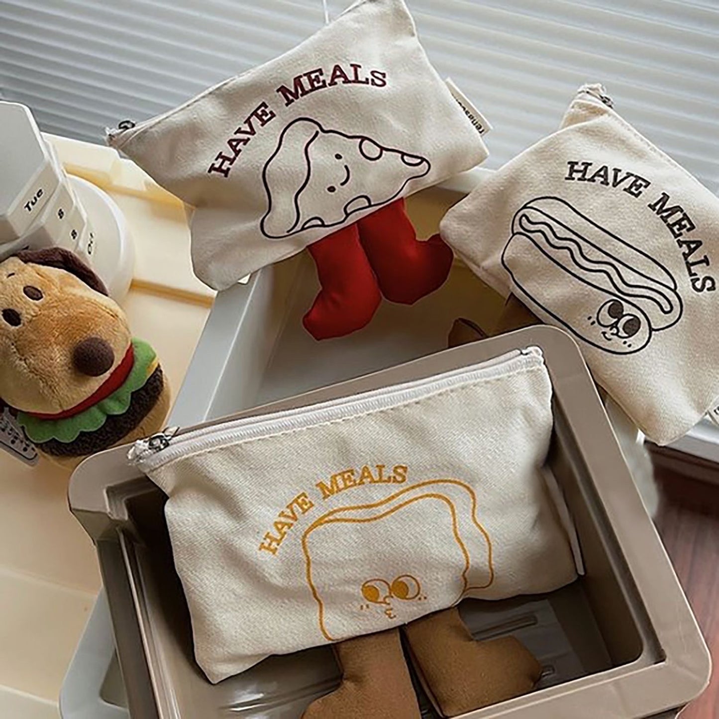 HAVE MEALS STORAGE BAG WITH LITTLE FEET