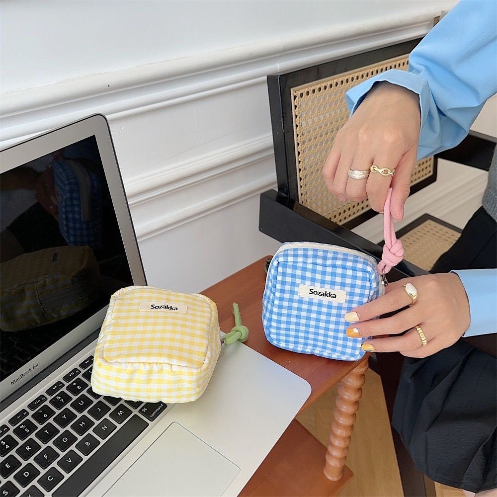 COLORFUL PLAID MINI BAG in