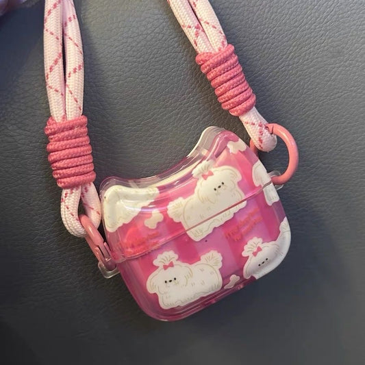 PINK PUPPY AIRPOD CASE