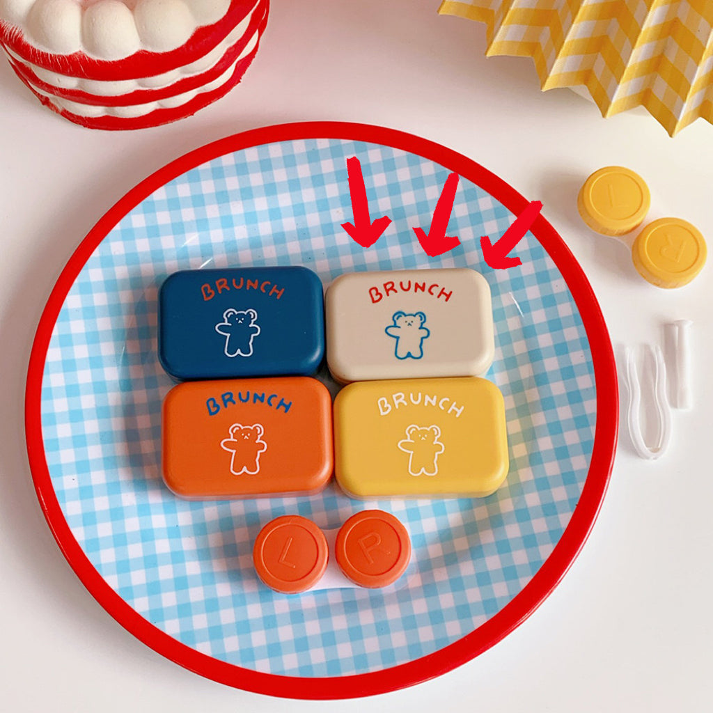 BRUNCH BEAR CONTACT LENSES CASE