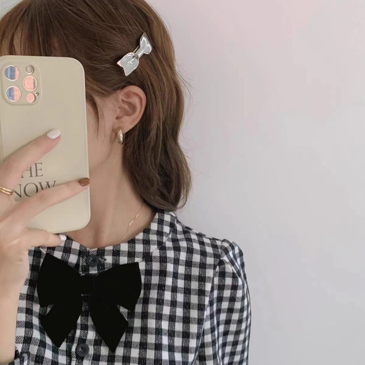 SHINING BOWS HAIR CLIPS