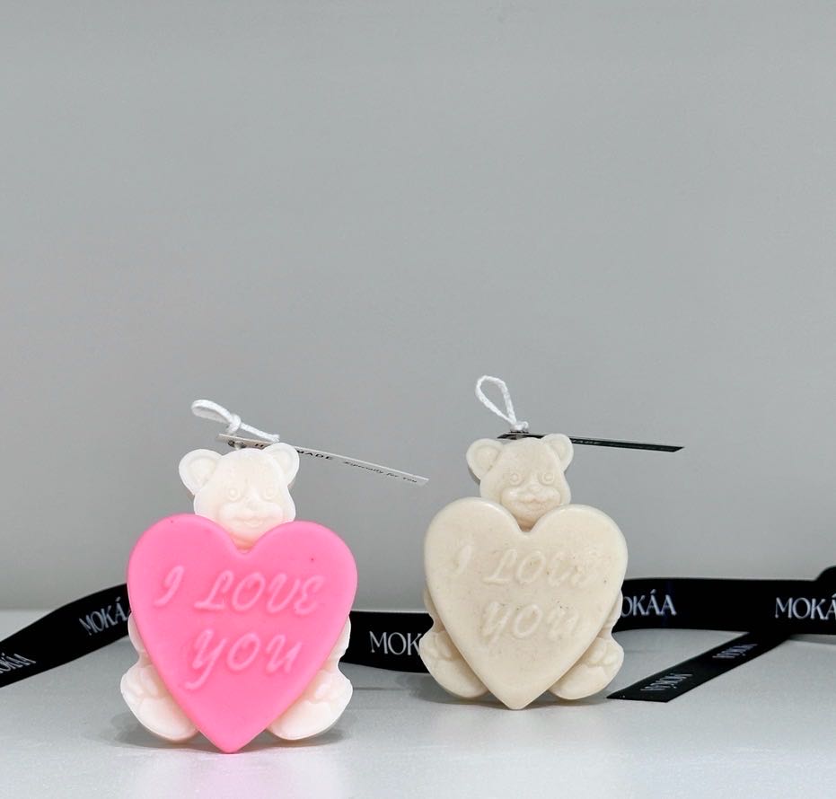 I LOVE U BEAR CANDLE