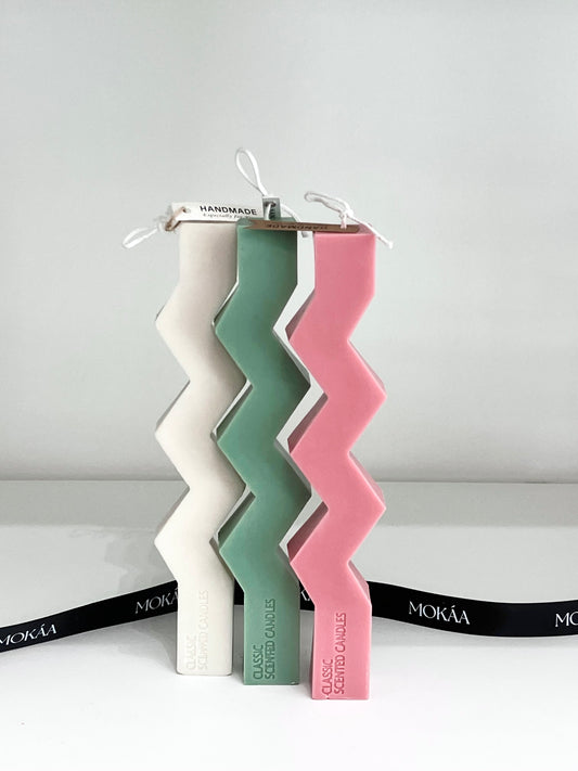 GEOMETRIC PILLAR CANDLE