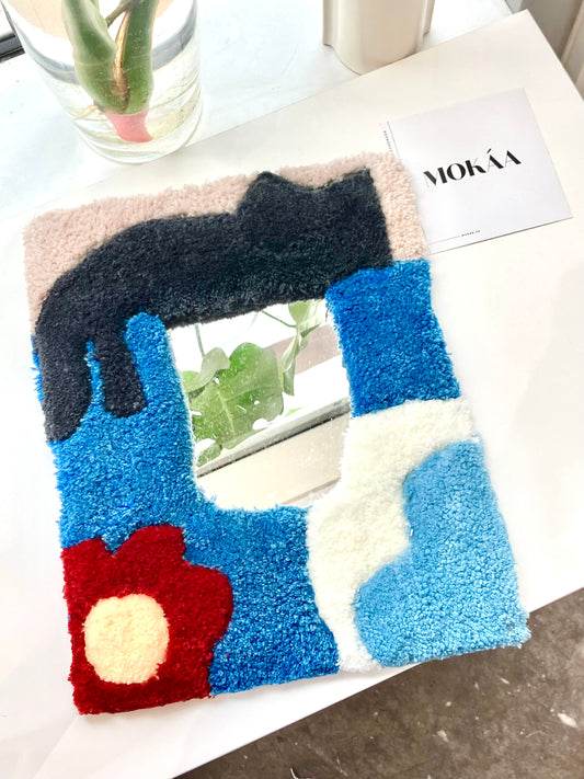 FLOWER AND CAT MIRROR