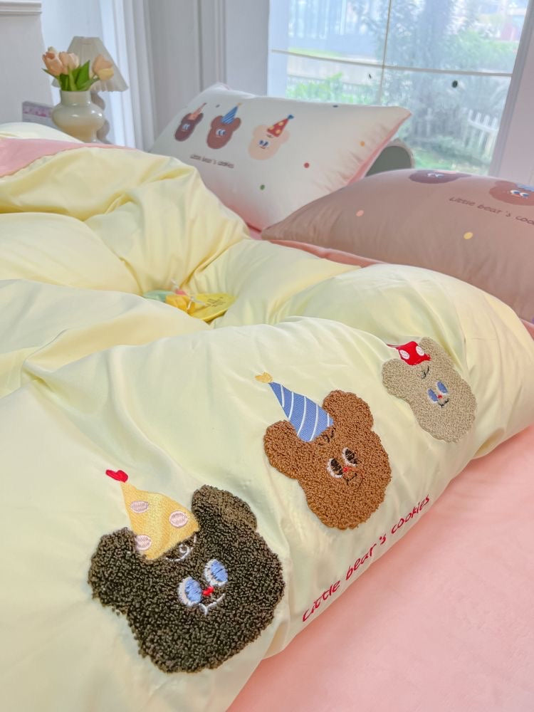 BIRTHDAY BEARS BEDDING SET