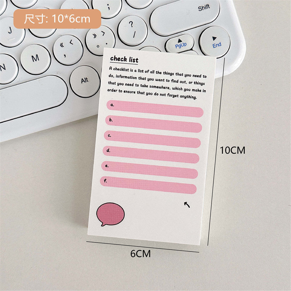 100SHEETS NOTEPAD