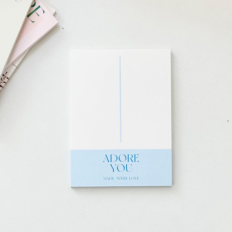 ADORE YOU NOTEPAD