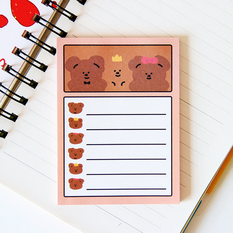 BEAR NOTEPAD