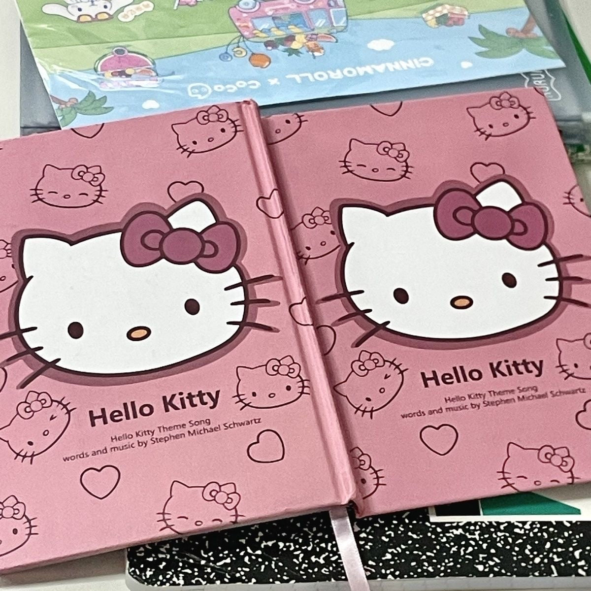 HELLO KITTY CARDBOARD NOTEBOOK