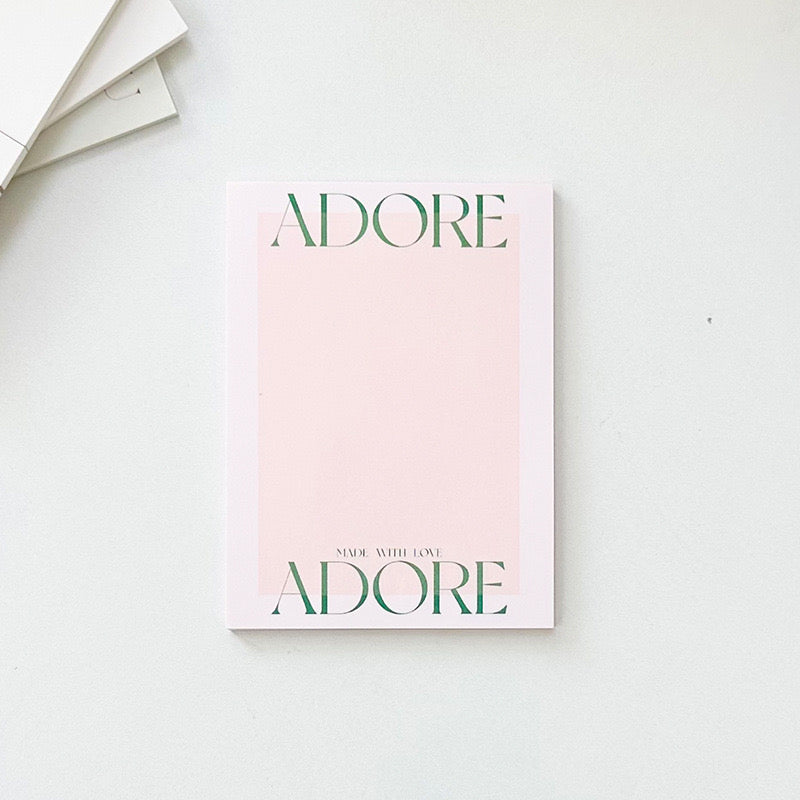 ADORE YOU NOTEPAD